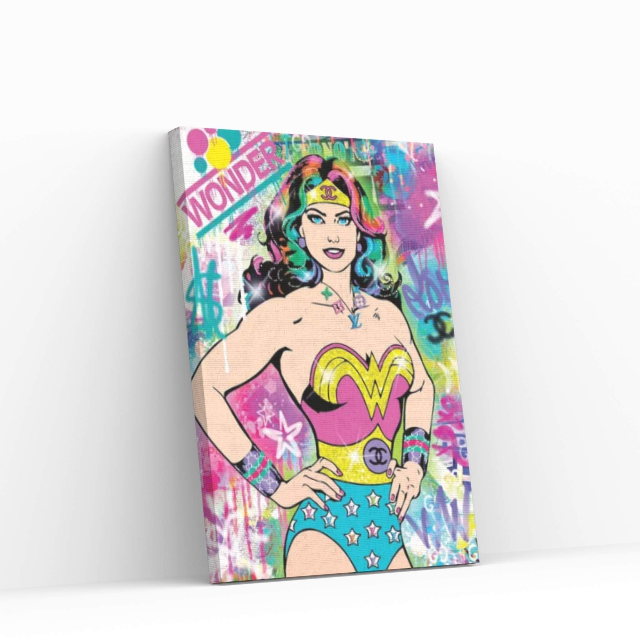 Wonder Woman Canvas Wall Art - Y Canvas