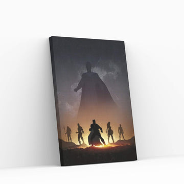 Justice League Canvas Wall Art - Y Canvas