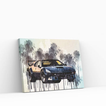 1979 BMW M1 Canvas Wall Art - Y Canvas