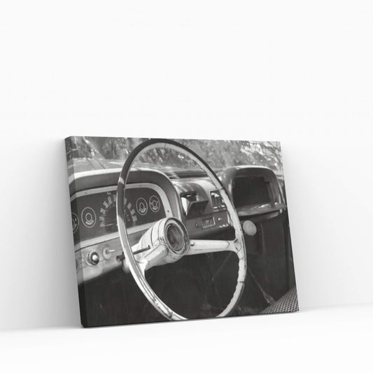 Chevy Steering Wheel Canvas Wall Art - Y Canvas