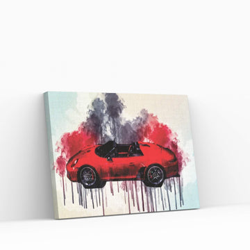 2018 Porsche 911 Speedster II Concept Canvas Wall Art - Y Canvas