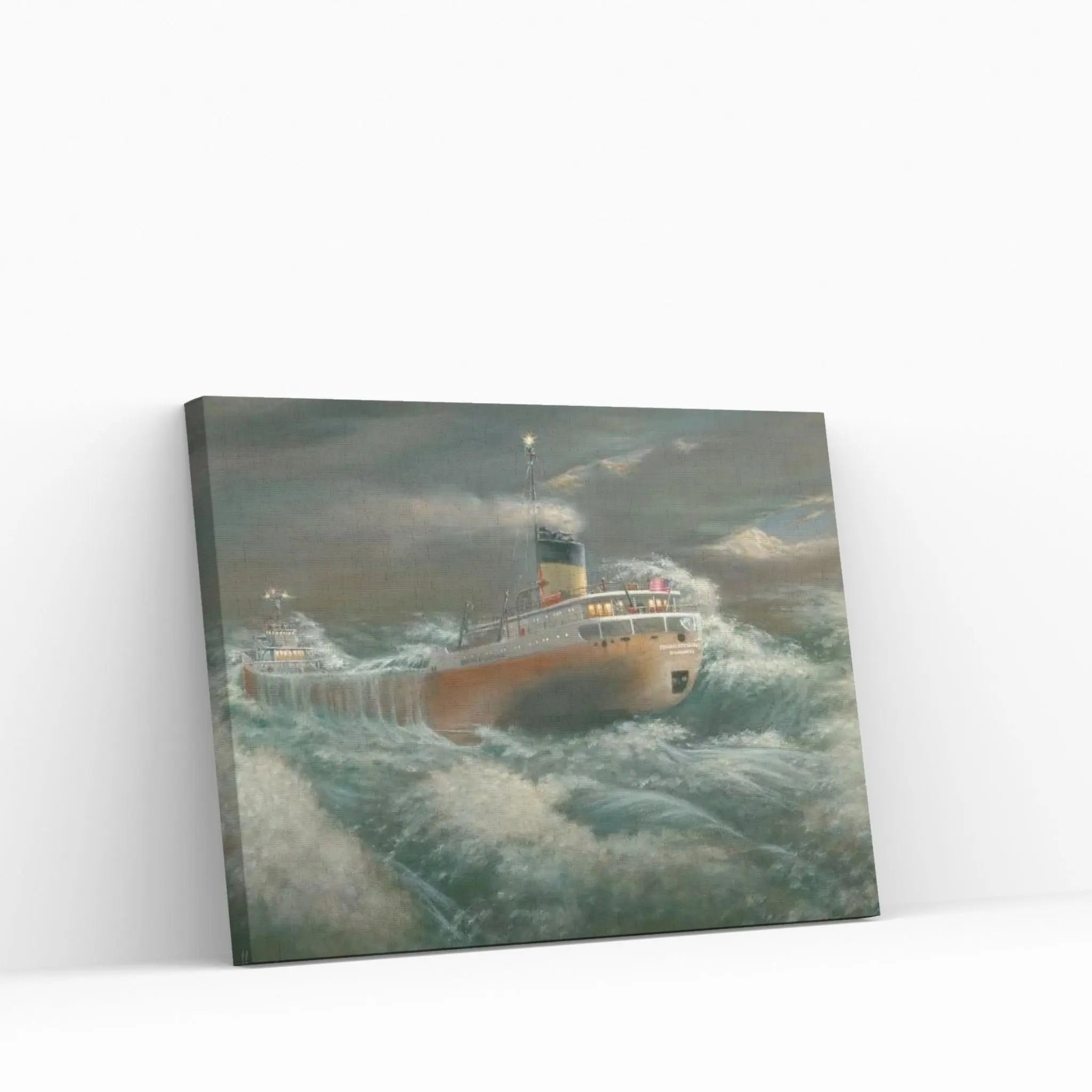 Edmund Fitzgerald Ship Canvas Wall Art - Y Canvas