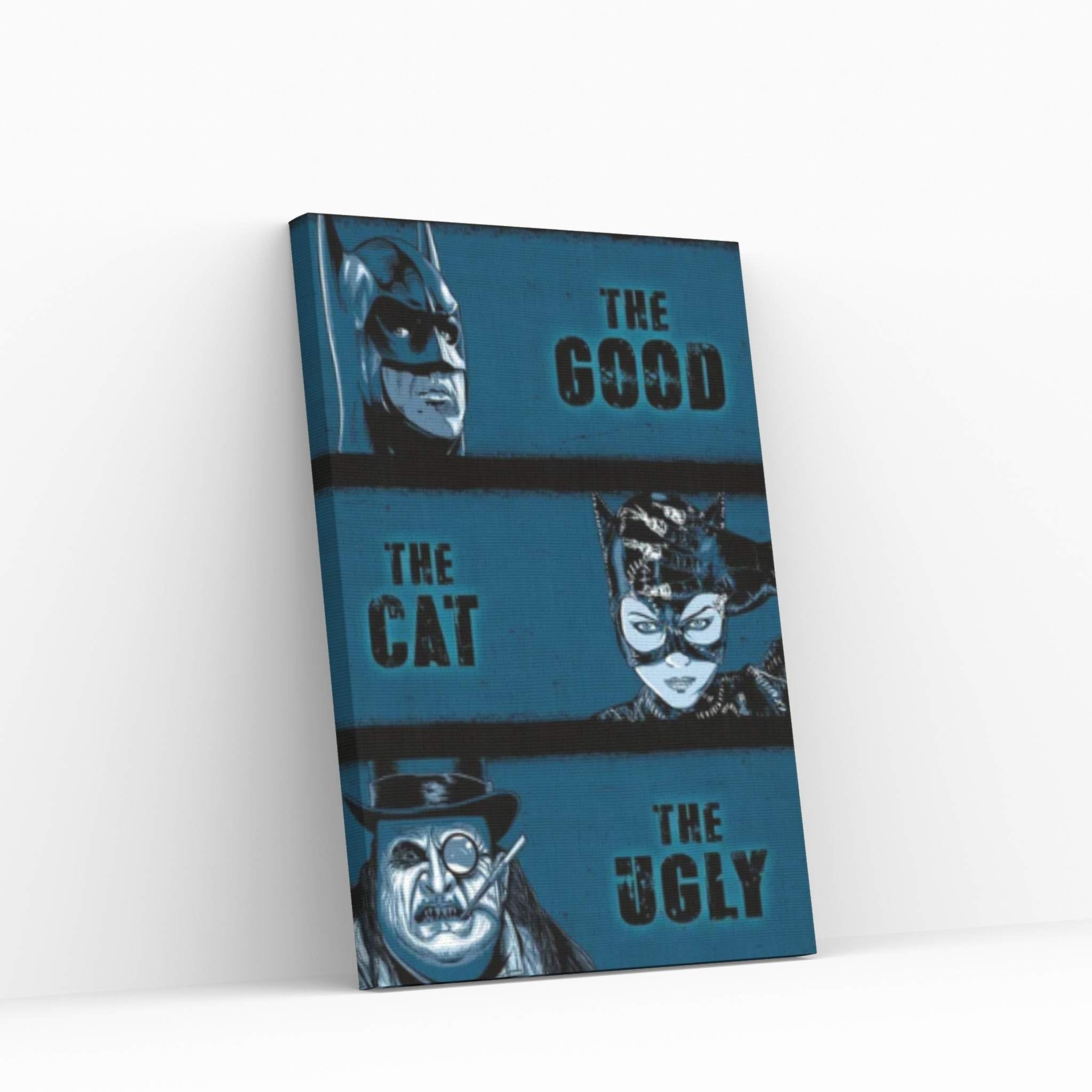 The Good The Cat And The Ugly Canvas Wall Art - Y Canvas