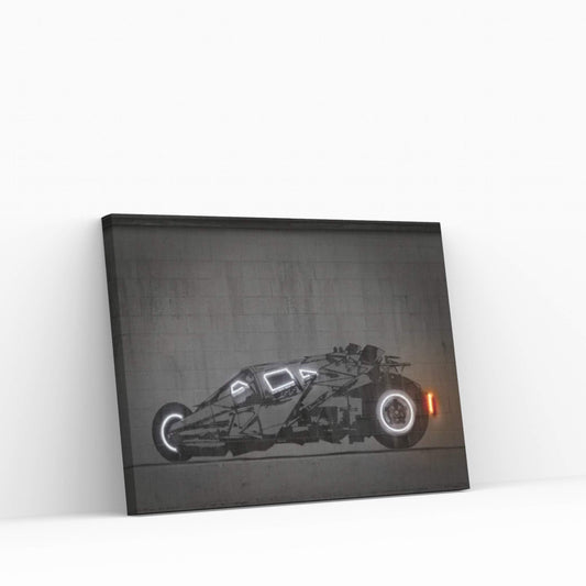 Batmobile Tumbler Canvas Wall Art - Y Canvas