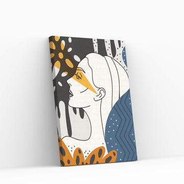 Modern Woman Canvas Wall Art Print - Y Canvas