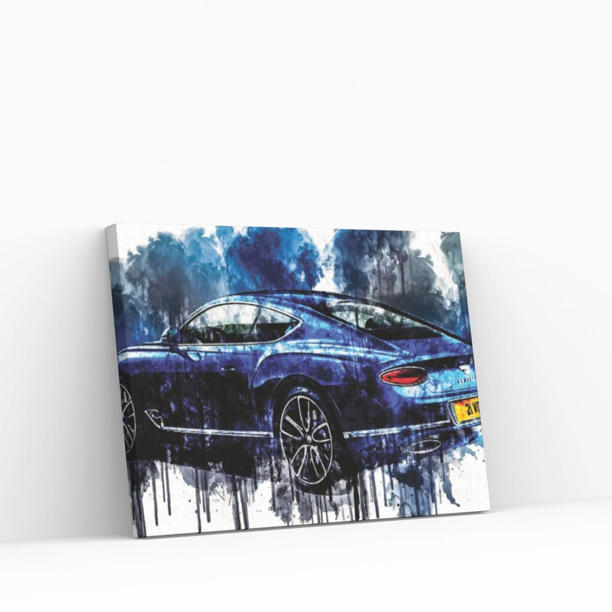 Car 2017 Bentley Continental GT Rear Canvas Wall Art - Y Canvas