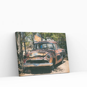 American West - Old Desoto Canvas Wall Art - Y Canvas