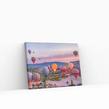 Cappadocia Landscape, Air Balloon Canvas, Landscape Canvas Wall Art Printing Wall Art print Canvas Wall Art Poster - Y Canvas