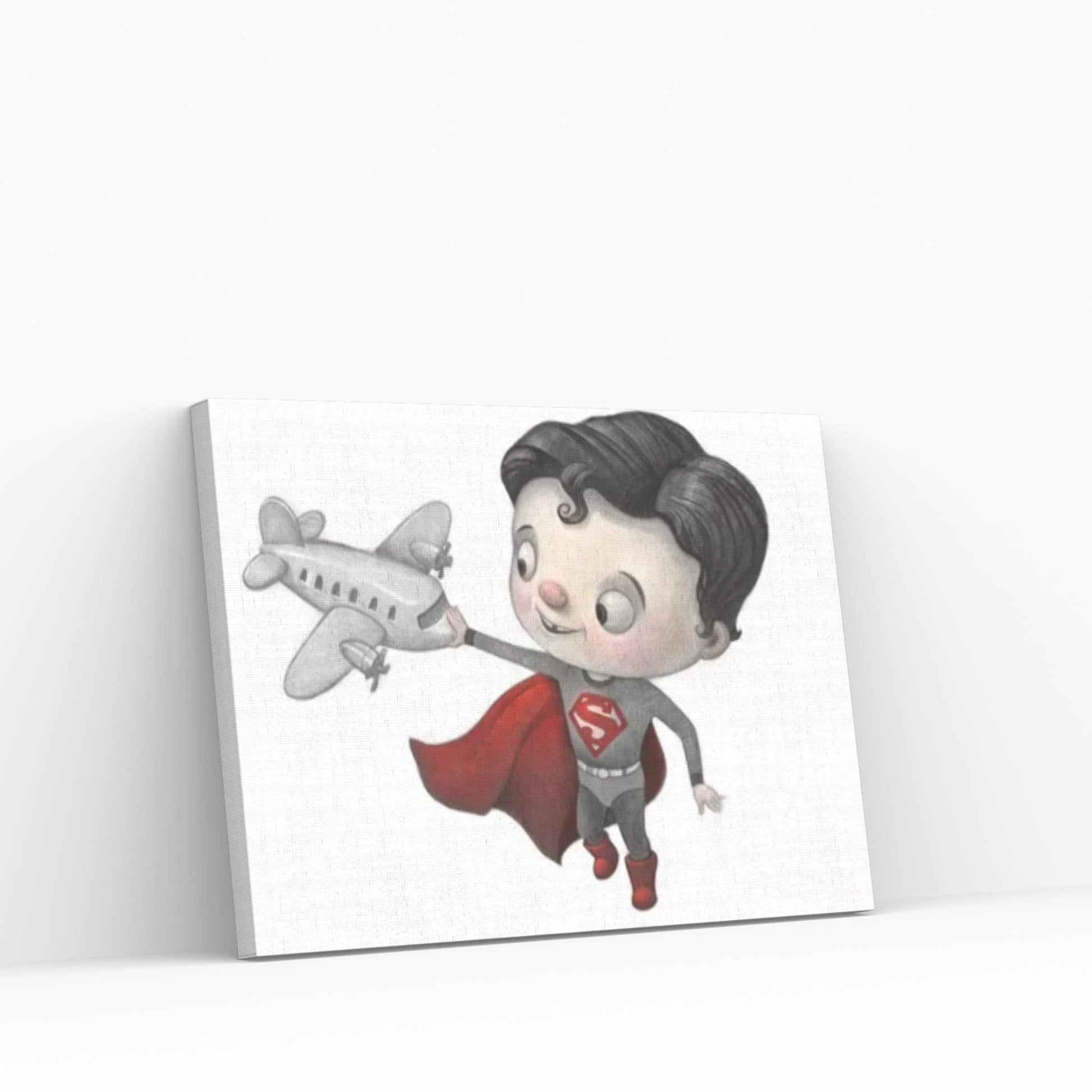 Baby Superman Canvas Wall Art - Y Canvas