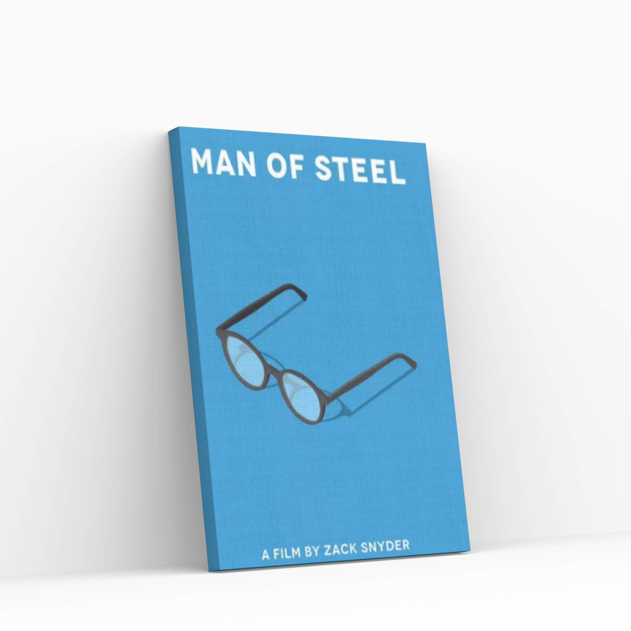 Man Of Steel Minimalist Poster Canvas Wall Art - Y Canvas