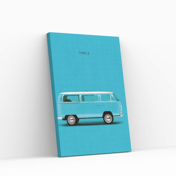 Volkswagen Type 2 Canvas Wall Art - Y Canvas