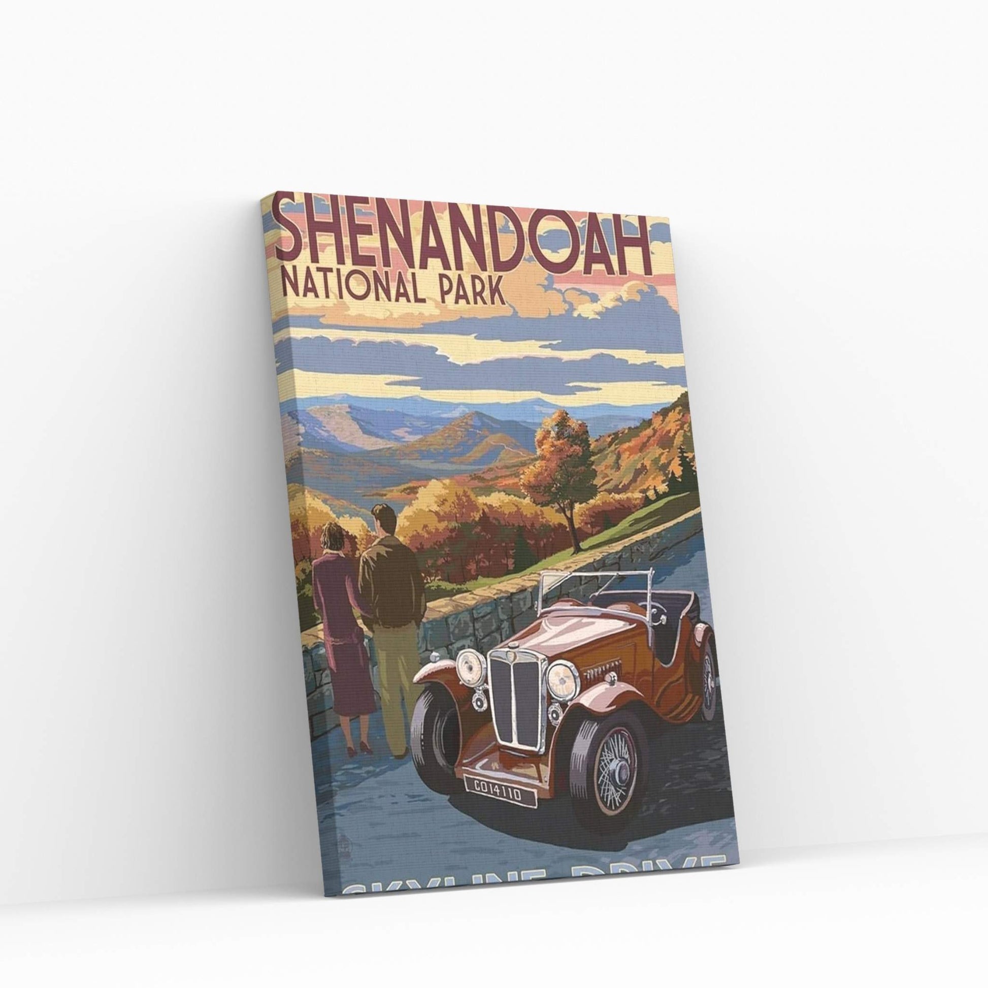 Shenandoah National Park (Skyline Drive) Canvas Wall Art - Y Canvas