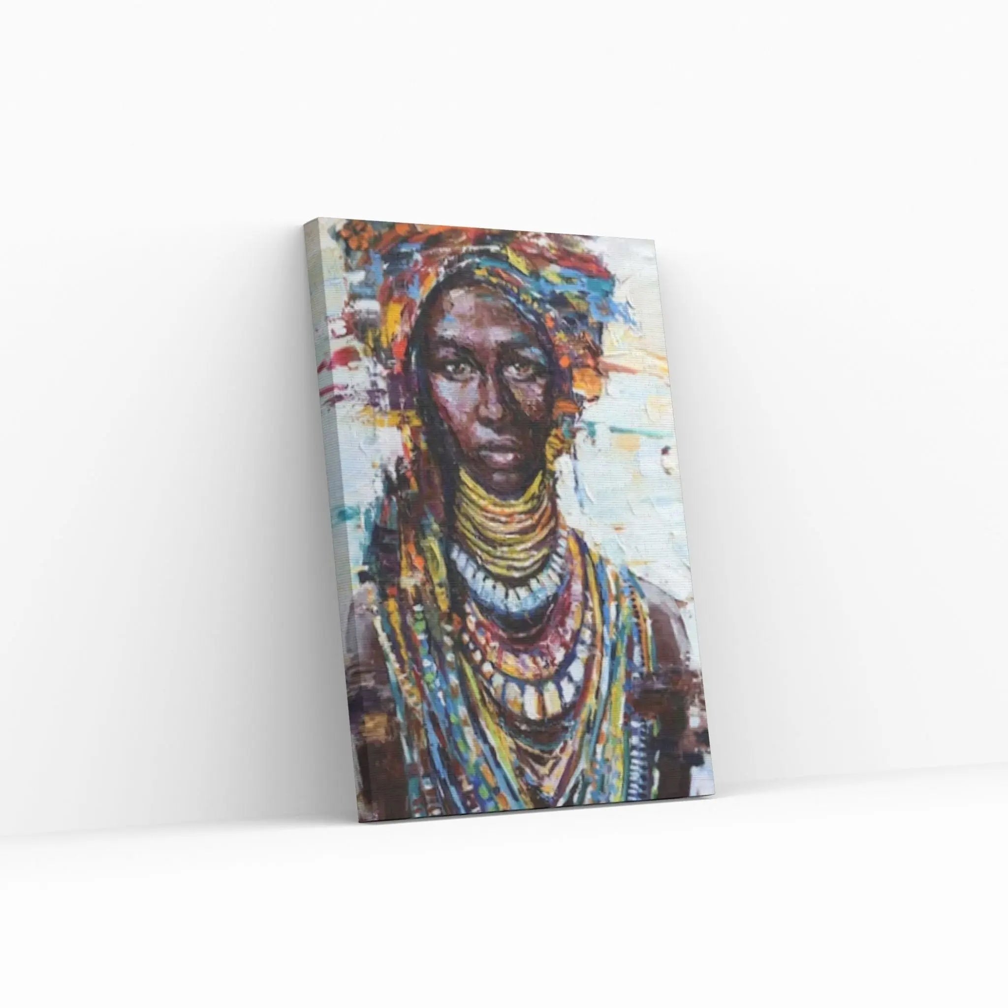 African Woman Art, African Woman Canvas, Wall Art Pictures, Black Canvas - Y Canvas