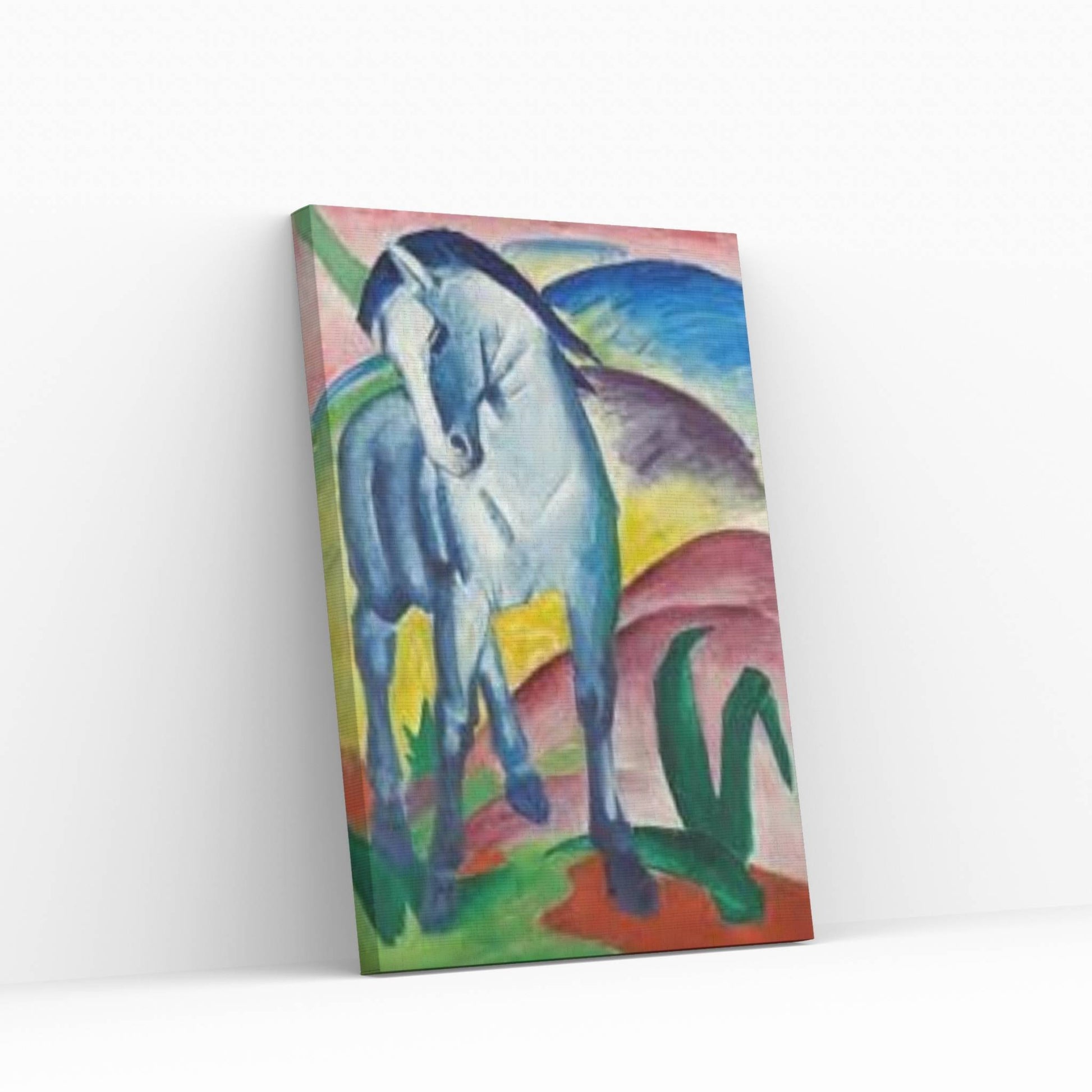 The Blue Horse Canvas Wall Art - Y Canvas