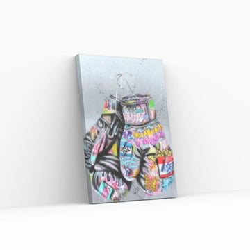 Street Graffiti Boxing Gloves Canvas Wall Art Print Painting Posters And Prints Picture Wall Art Banksy Wall Art - Y Canvas