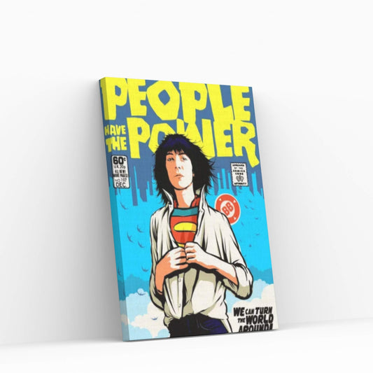 Power To The People Canvas Wall Art - Y Canvas