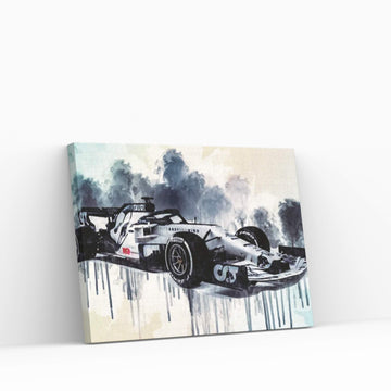 Alphatauri AT01 Cars Formula 1 Scuderia Alphatauri F1 Cars Scuderia Honda Canvas Wall Art - Y Canvas