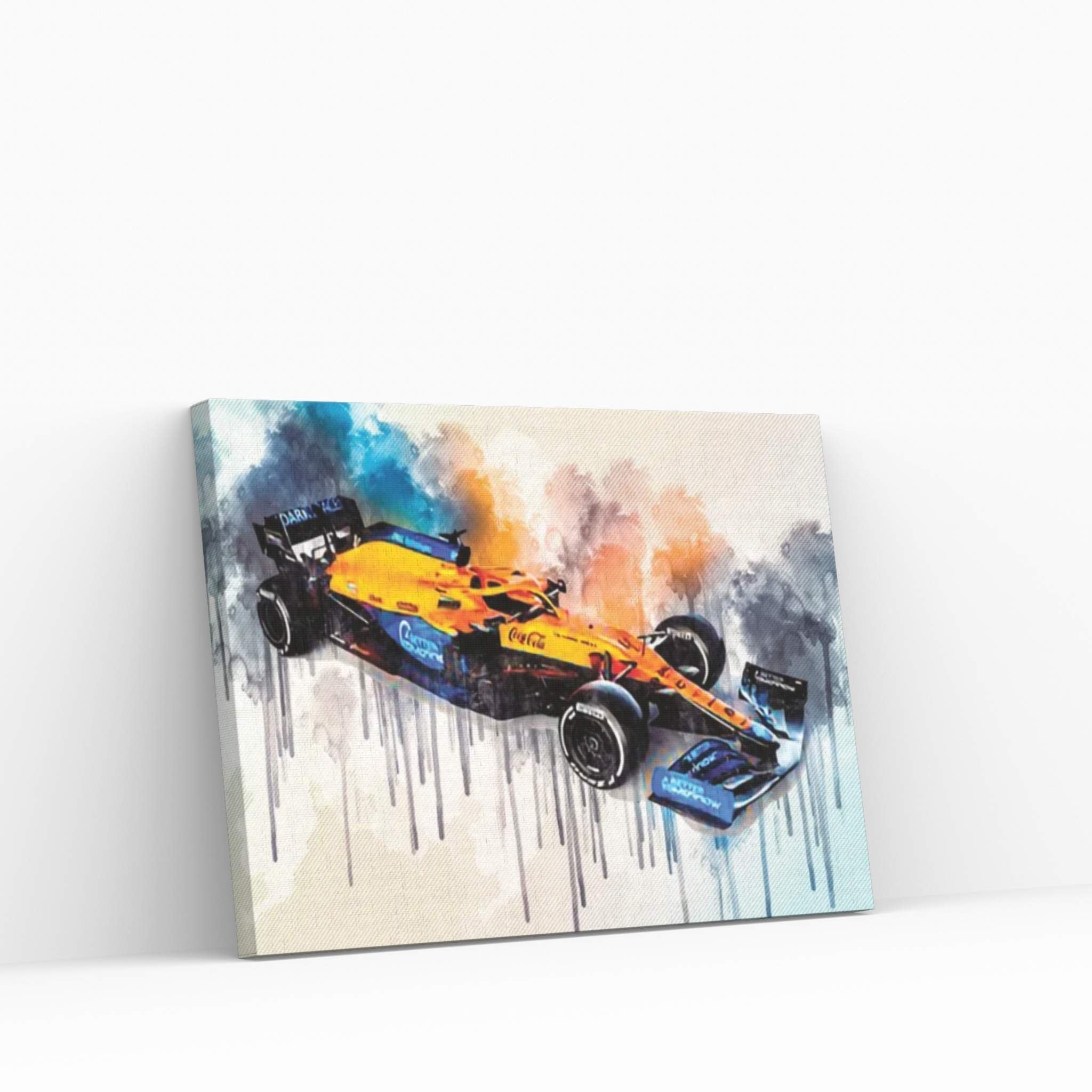 2021 Mclaren MCL35M Exterior Front View Canvas Wall Art - Y Canvas