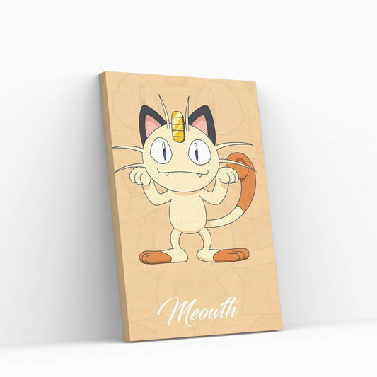 Pokémon - Meowth Canvas Wall Art - Y Canvas