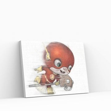 Baby Flash Canvas Wall Art - Y Canvas