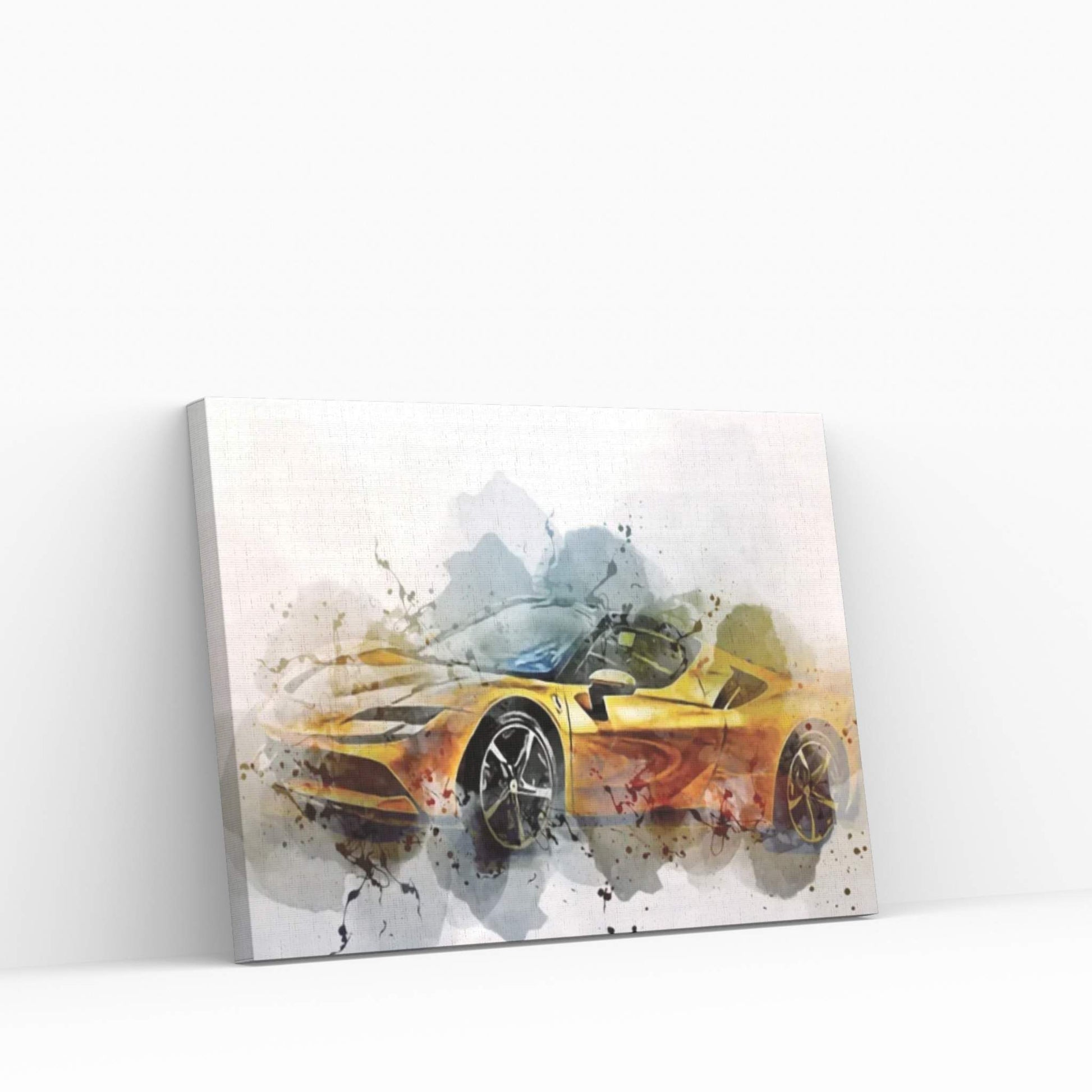 Ferrari Sf90 Spider Supercars 2022 Canvas Wall Art - Y Canvas