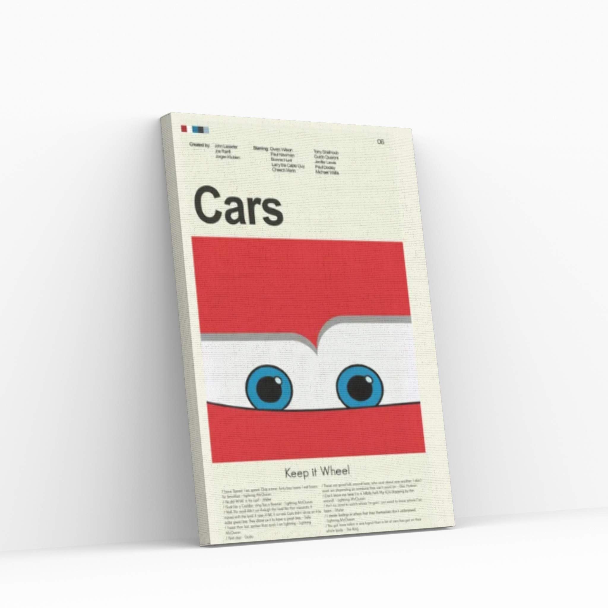 Cars Canvas Wall Art - Y Canvas