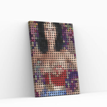 Wonder Woman 80s Canvas Wall Art - Y Canvas