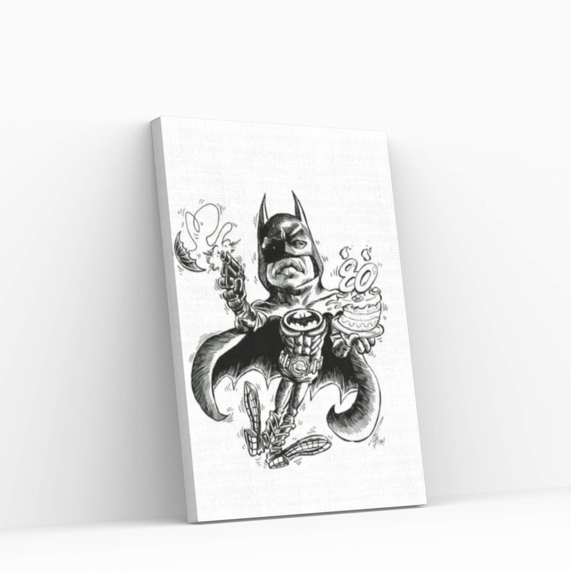 Batman Anniversary Canvas Wall Art - Y Canvas