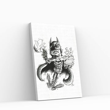 Batman Anniversary Canvas Wall Art - Y Canvas