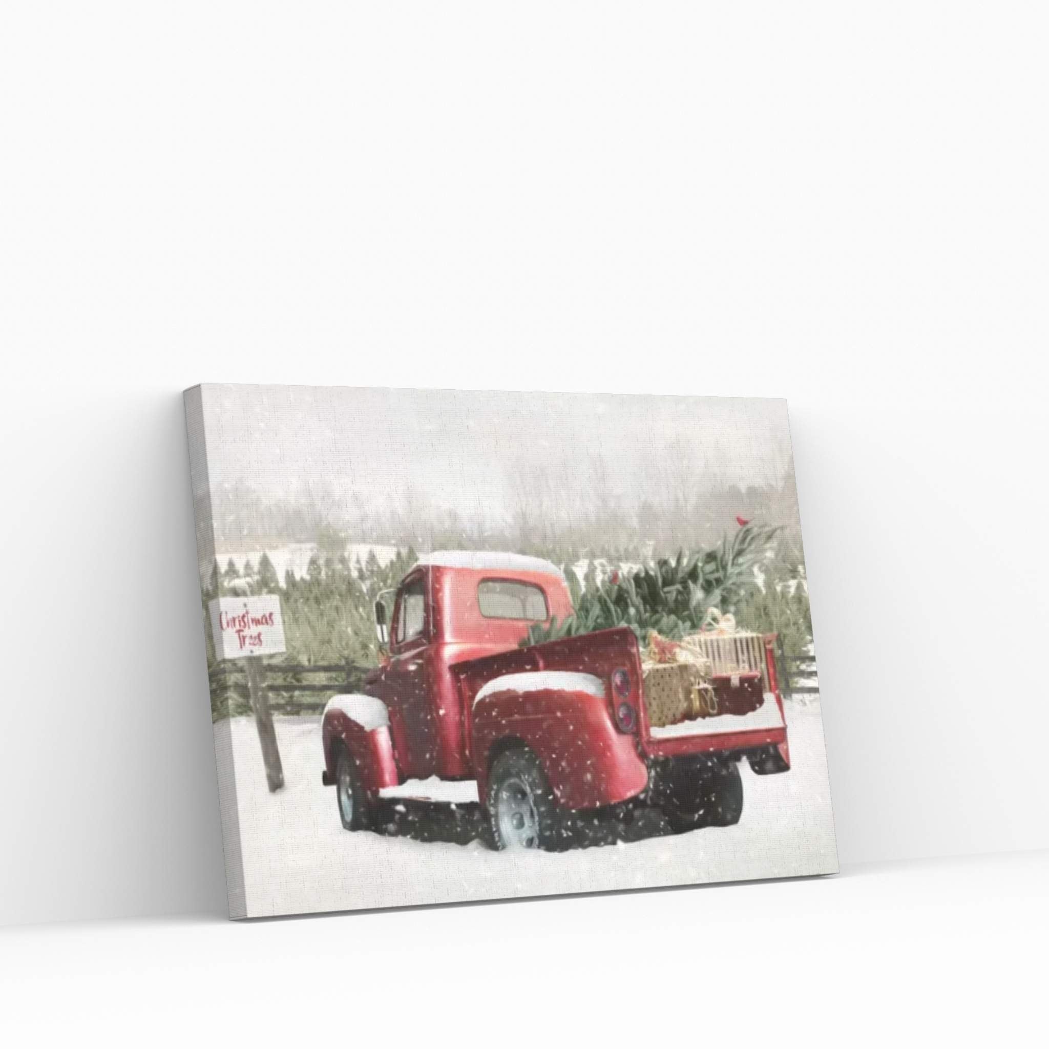 Winter Stop Canvas Wall Art - Y Canvas