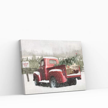 Winter Stop Canvas Wall Art - Y Canvas