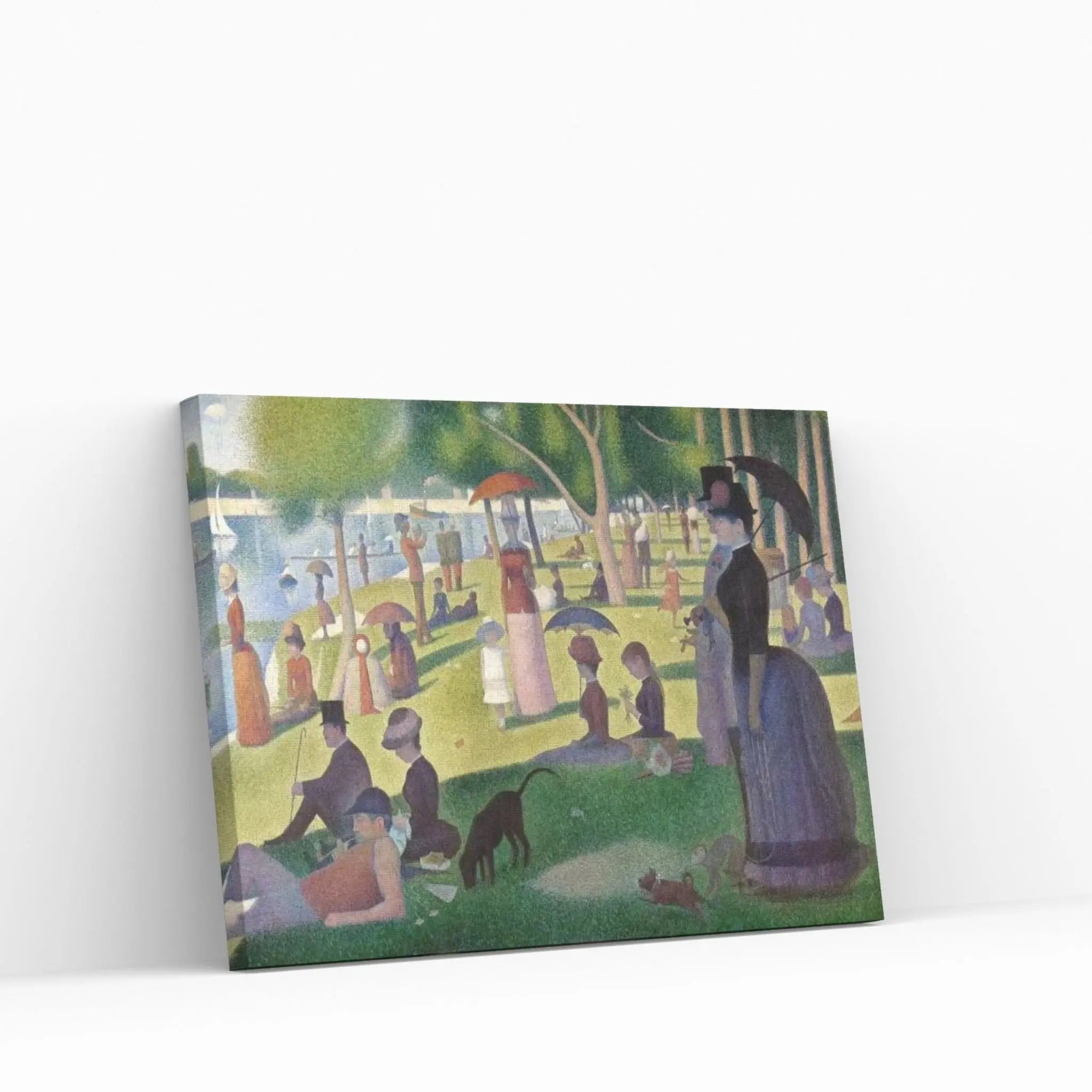 Sunday Afternoon on the Island of La Grande Jatte Canvas Wall Art - Y Canvas