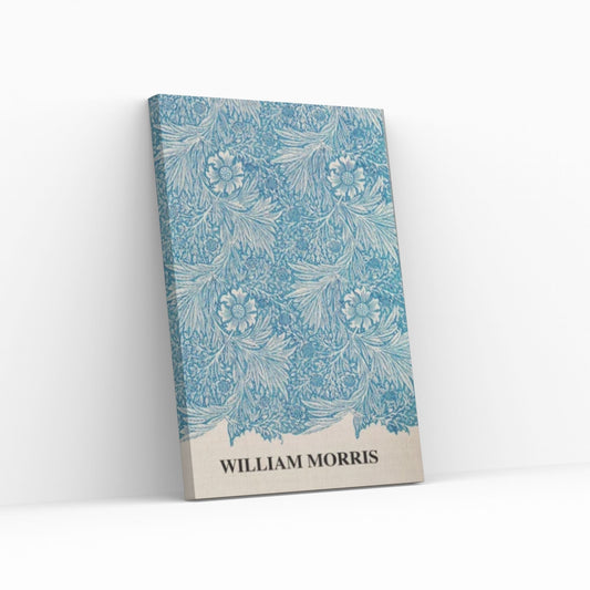 William Morris. Canvas Wall Art Poster, William Morris Print, Blue Floral Print, Floral Vintage ,William Morris Blue Art - Y Canvas