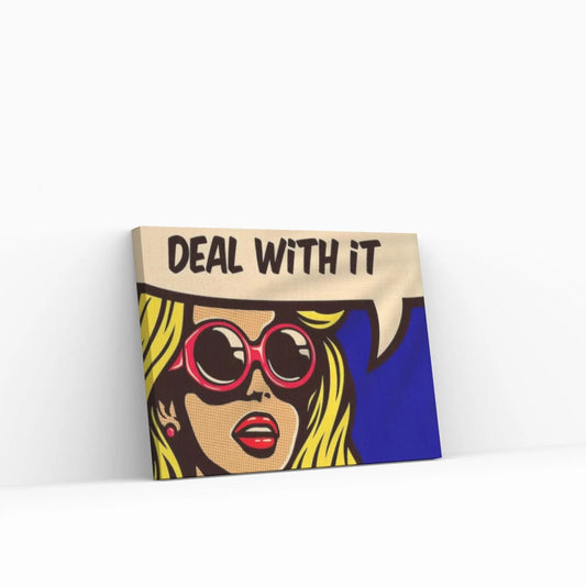 Pop Art Woman Wall Art, Comic Pop Art, Retro Comic - Y Canvas