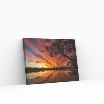 Sunset on the Beach Print on Canvas - Y Canvas