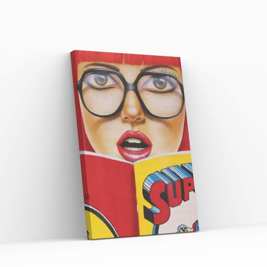 Super Reading Canvas Wall Art - Y Canvas