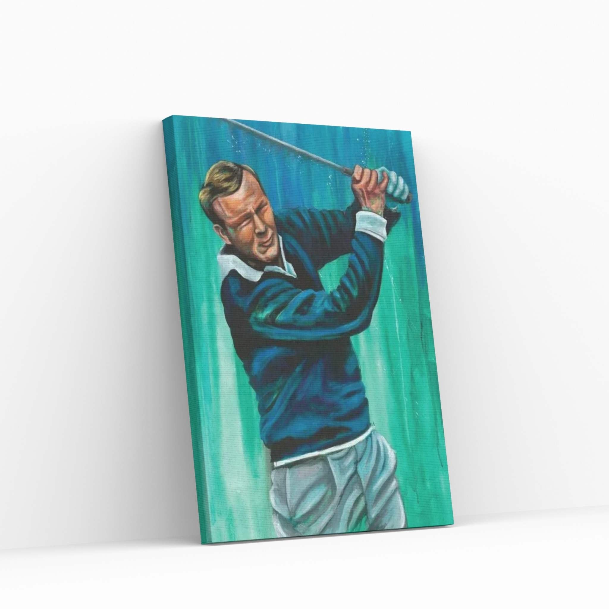 The King (Arnold Palmer) Canvas Wall Art - Y Canvas