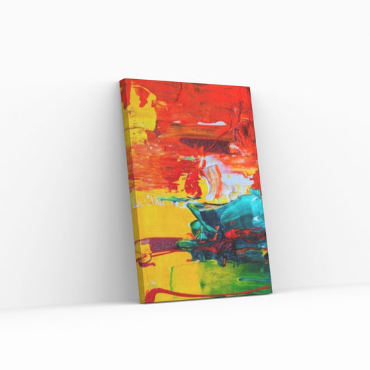 Abstract Painting Canvas, Original Oil Painting Effect Art, Original Minimalist Painting - Y Canvas