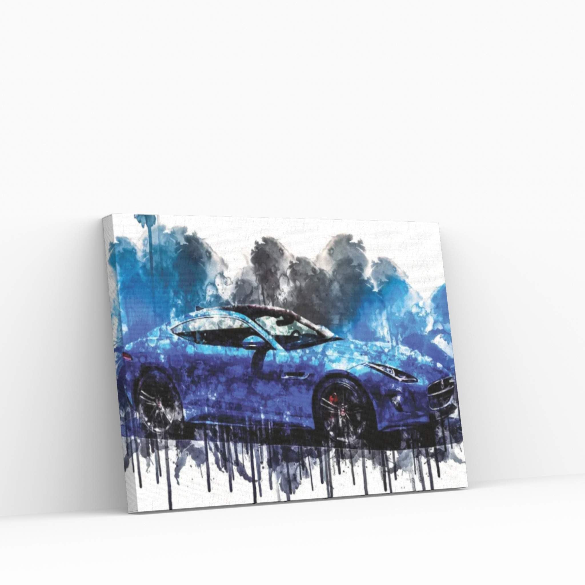 Car 2017 Jaguar F Type British Design Edition Canvas Wall Art - Y Canvas