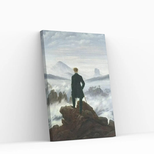 The Wanderer above the Sea of Fog, 1818 Canvas Wall Art - Y Canvas