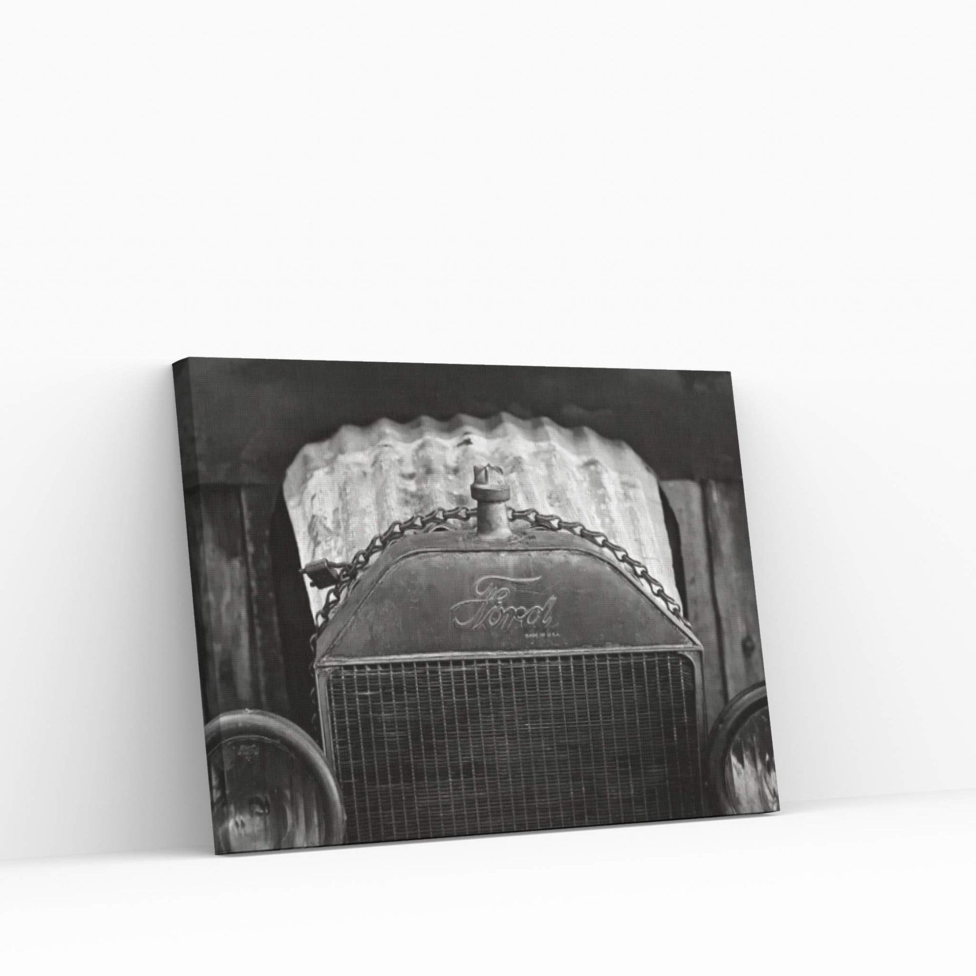 Model T in Black&White Canvas Wall Art - Y Canvas