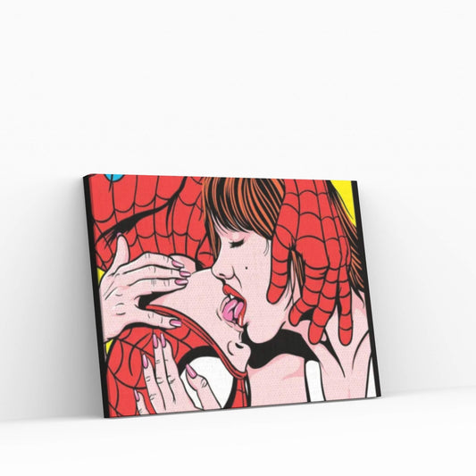 Spider Love II Canvas Wall Art - Y Canvas