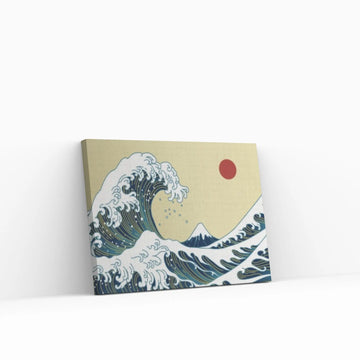 The Great Wave, Wall Tapestry, Off Kanagawa, Wave off Kanagawa, Hokusai Canvas Wall Art Poster - Y Canvas