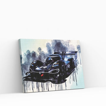 Roy Nissany Williams Fw43B On Track Raceway Formula 1 2021 F1 Cars Sportscars Canvas Wall Art - Y Canvas