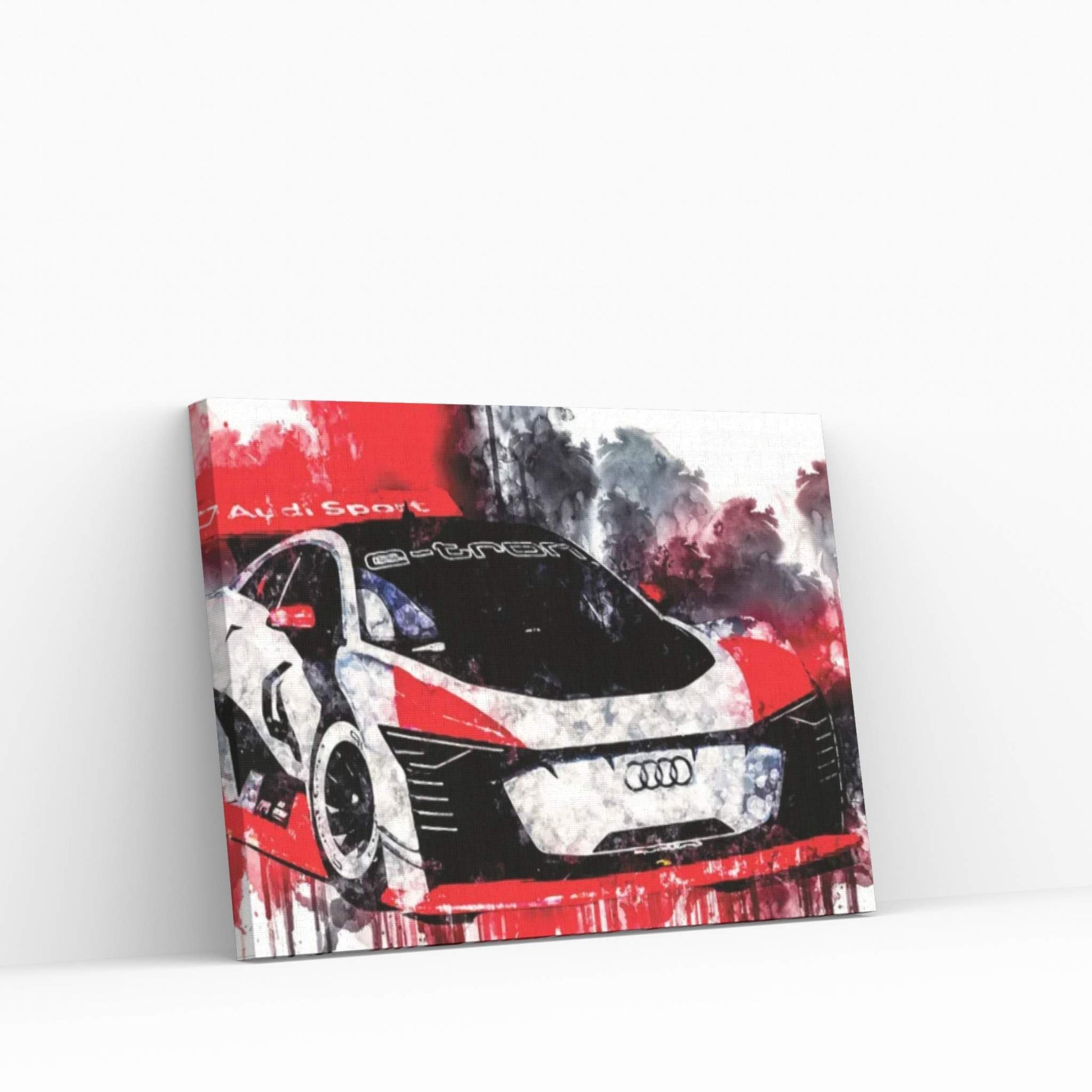 2018 Audi E Tron Vision Gran Turismo Canvas Wall Art - Y Canvas