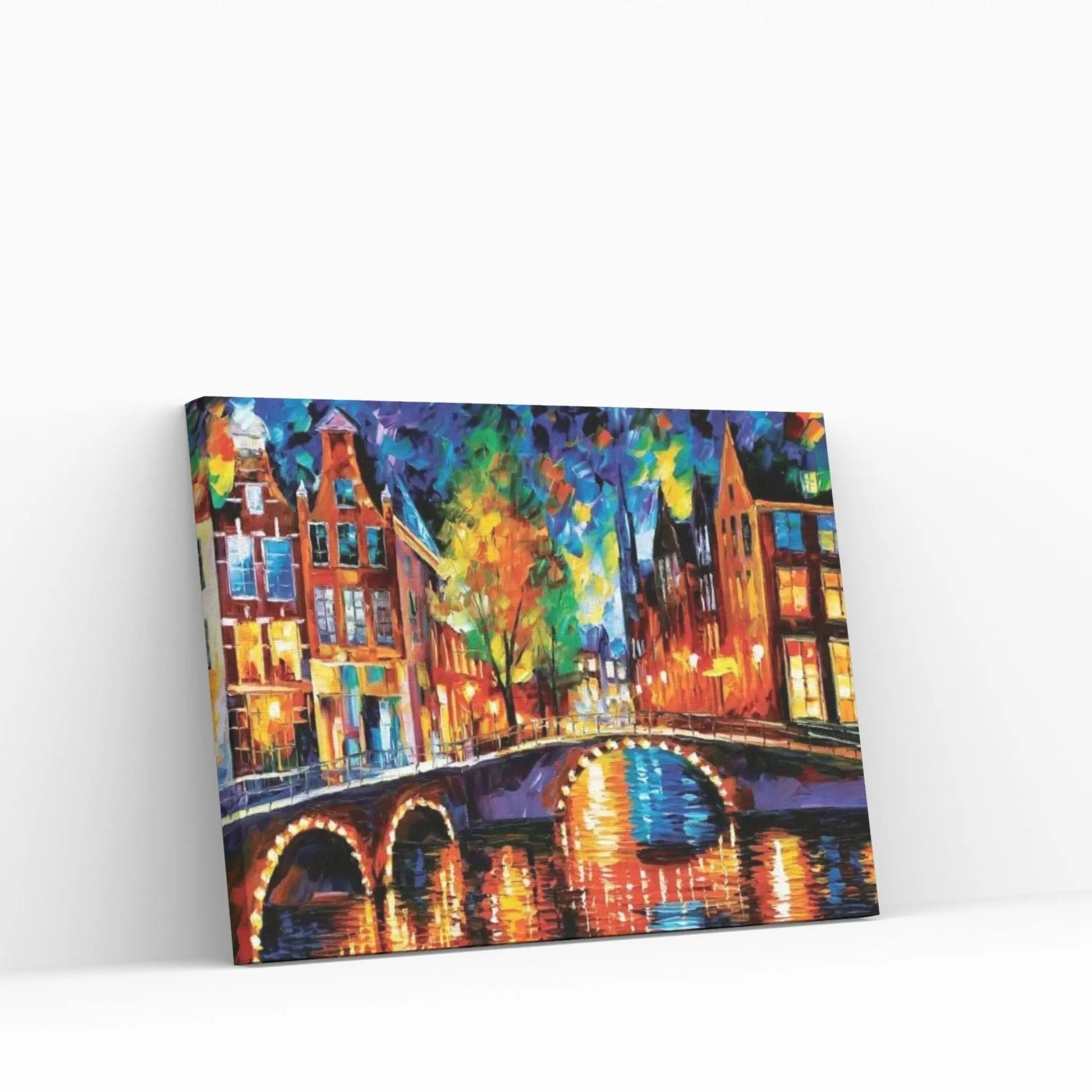 The Bridges Of Amsterdam Canvas Wall Art - Y Canvas