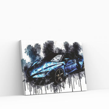 Car 2018 Italdesign Zerouno Duerta Canvas Wall Art - Y Canvas