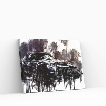 2018 Edo Competition Mercedes AMG GT R Canvas Wall Art - Y Canvas