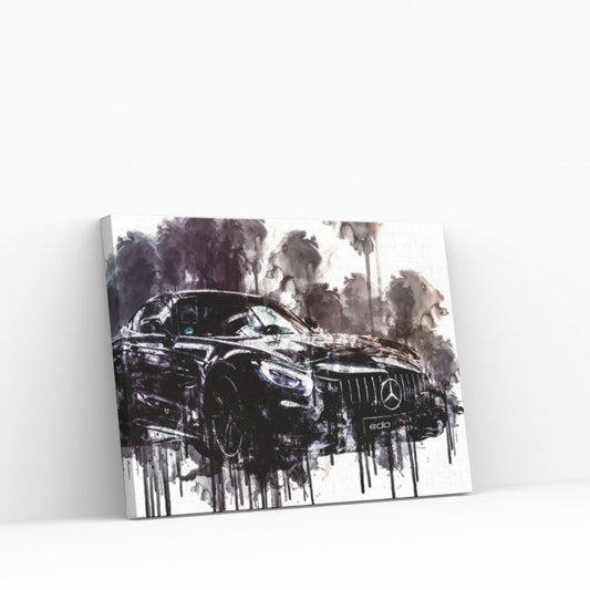 2018 Edo Competition Mercedes AMG GT R Canvas Wall Art - Y Canvas