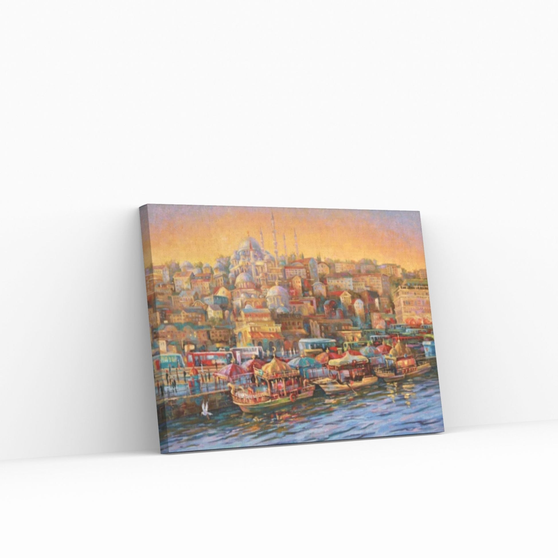 Istanbul, Constantinople Painting Print on Canvas Wall Art - Y Canvas